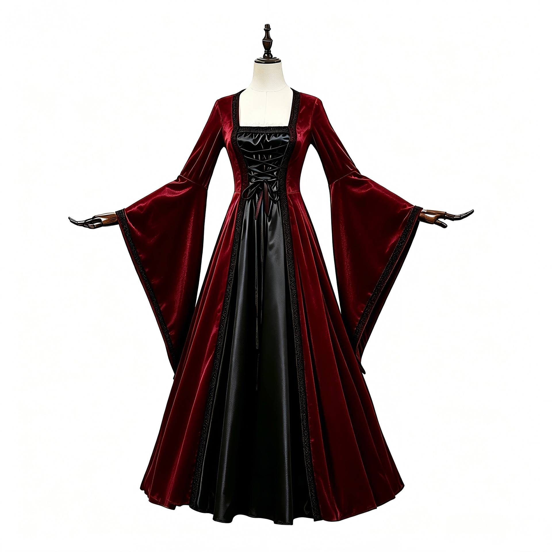 Halloween vintage corset dress - Medieval Renaissance Dress Women 评论和价格