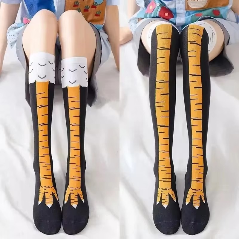 Funny Chicken Paw Stocking Ove - Funny Chicken Leg Socks 评论和价格