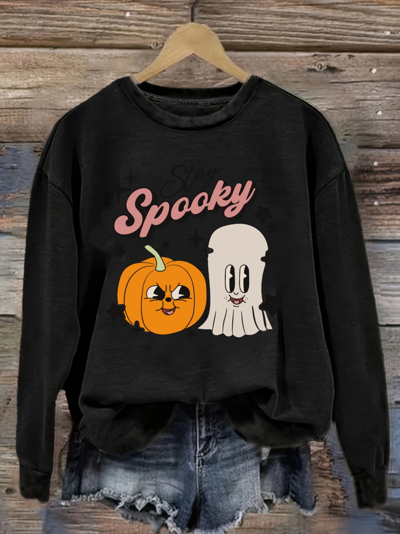 Women's Casual Long Sleeve Cre - Costumes 评论和价格