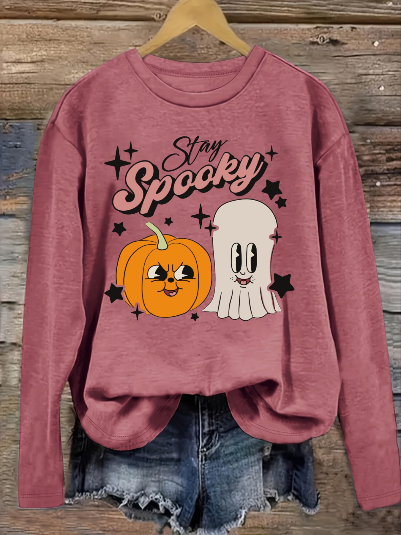 Women's Casual Long Sleeve Cre - Costumes 评论和价格