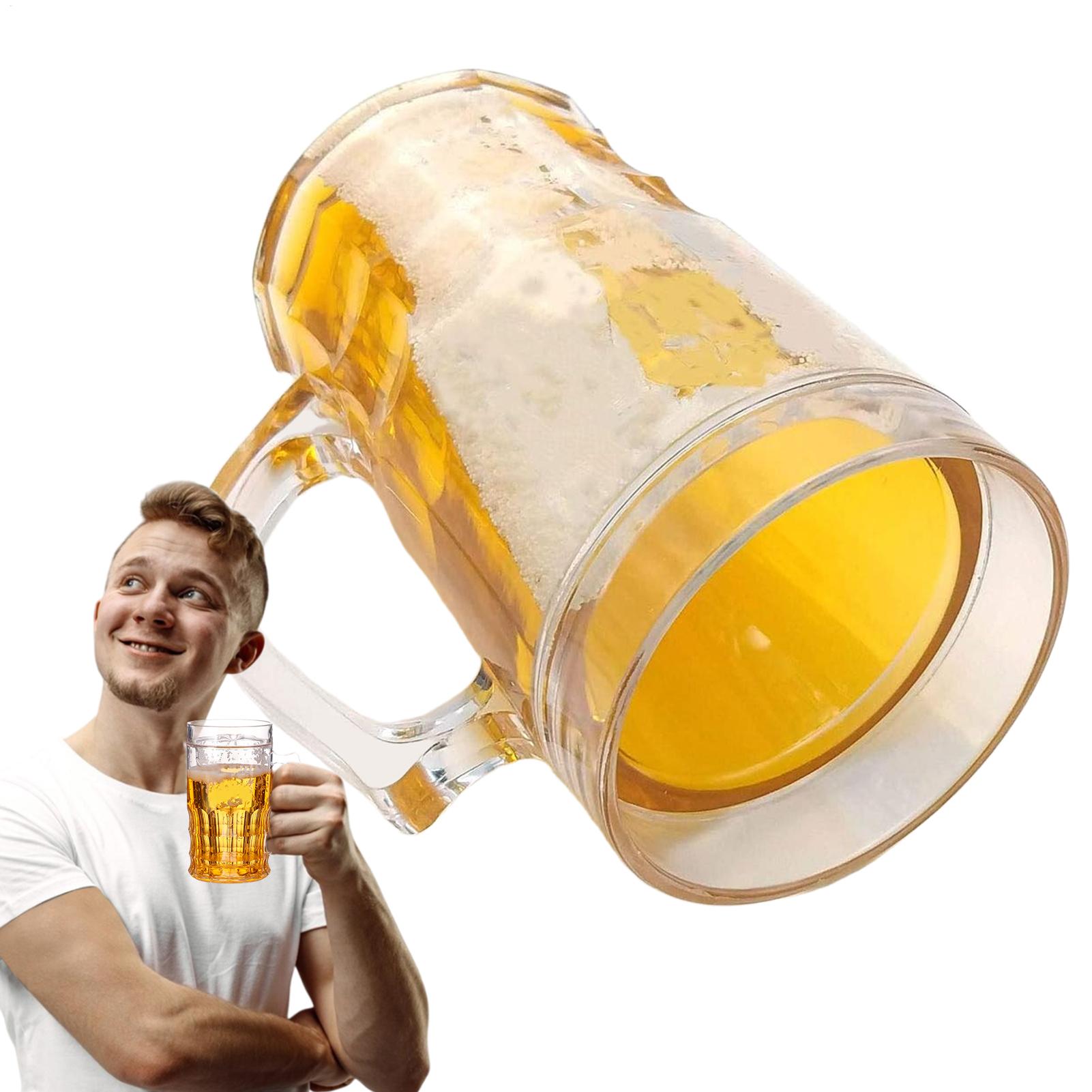 Fake Beer Mug Funny Water Cup, - Prank Toys 评论和价格