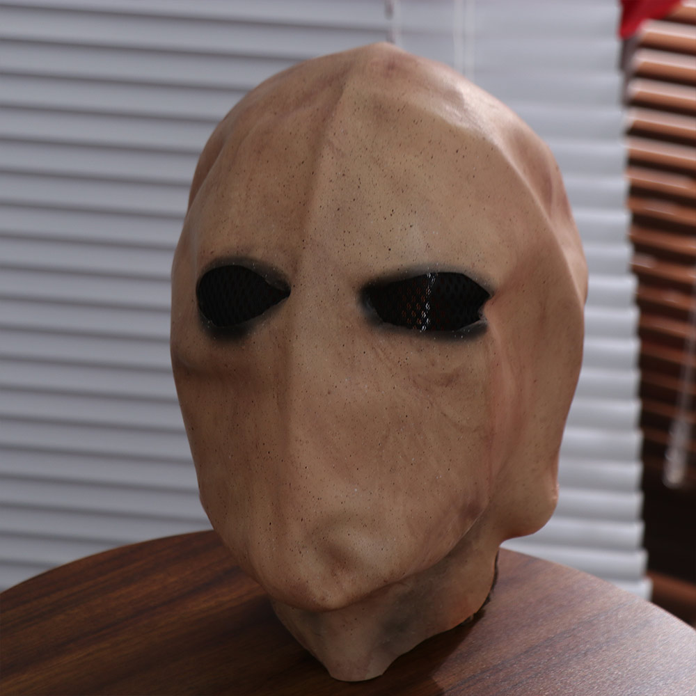 Faceless Man Halloween Slender - Latex Alien Mask Realistic 评论和价格