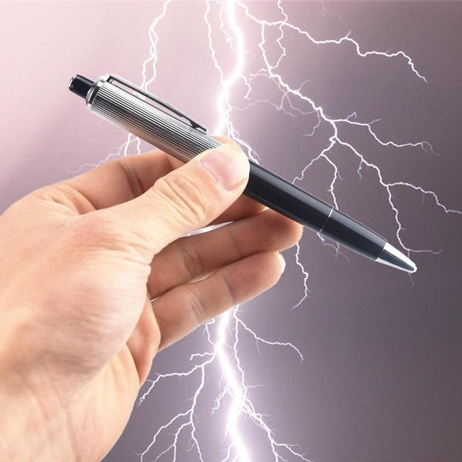 1 Pcs Creative Fancy Ball Poin - Shock Pen Prank Toy 评论和价格