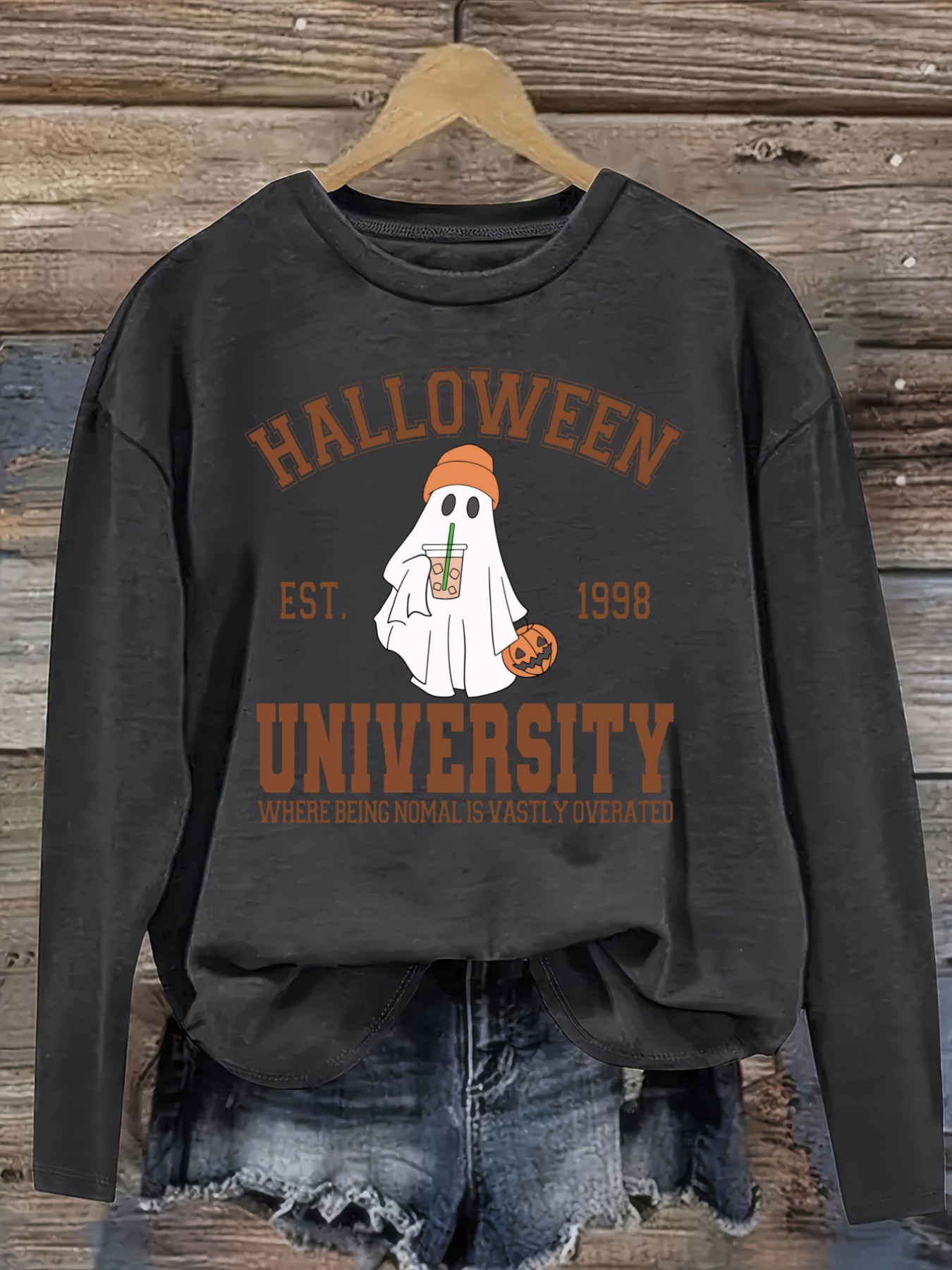 Women's Casual Long Sleeve Cre - Costumes 评论和价格