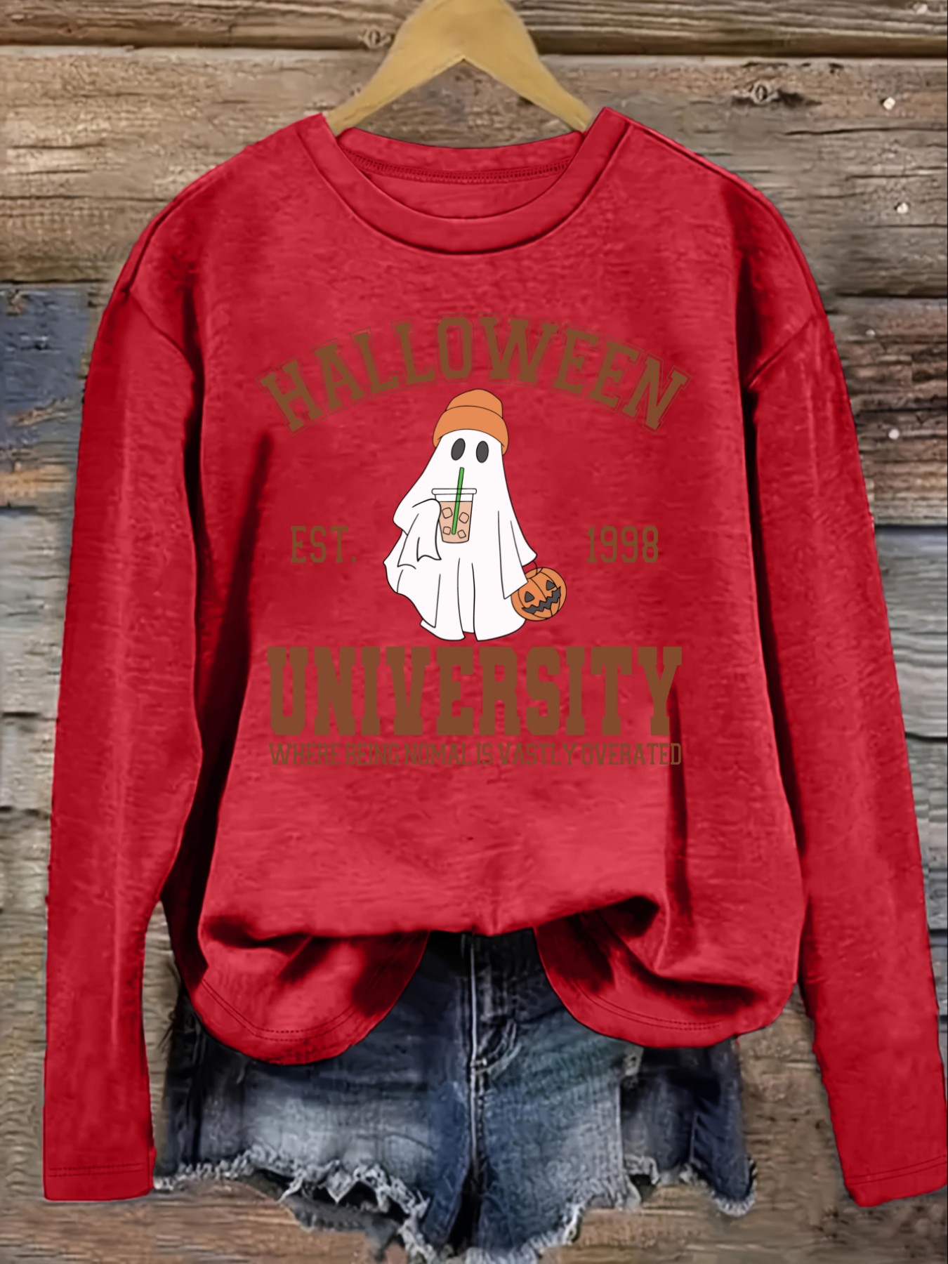 Women's Casual Long Sleeve Cre - Costumes 评论和价格