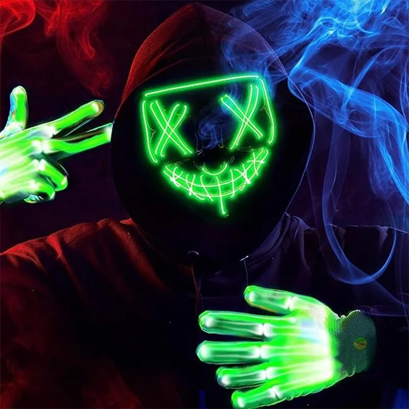 Led Mask Halloween Carnival Ch - Led Purge Mask Halloween 评论和价格