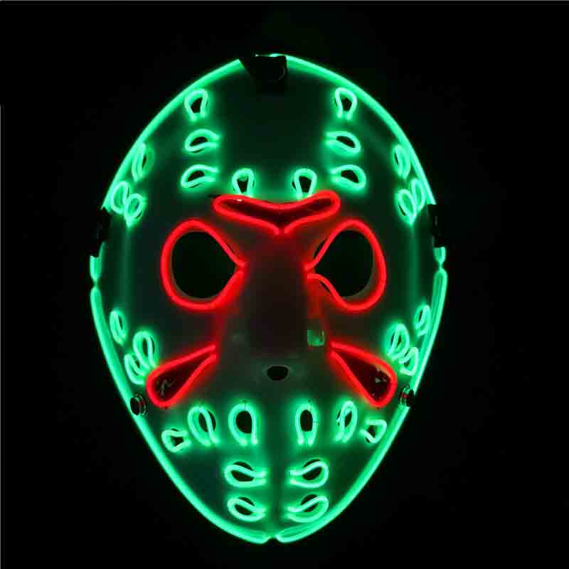 2023 Light up Purge Mask LED M - Led Purge Mask Halloween 评论和价格