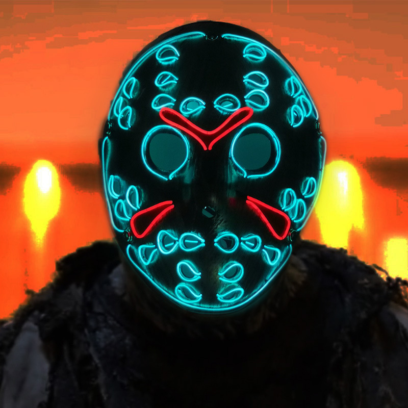 2023 Light up Purge Mask LED M - Led Purge Mask Halloween 评论和价格