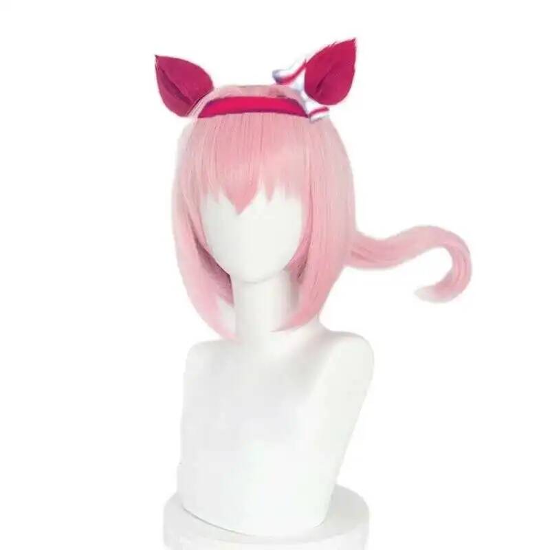 Uma Musume Haru Urara Cosplay  - Anime Cosplay Wig Heat Resistant 评论和价格