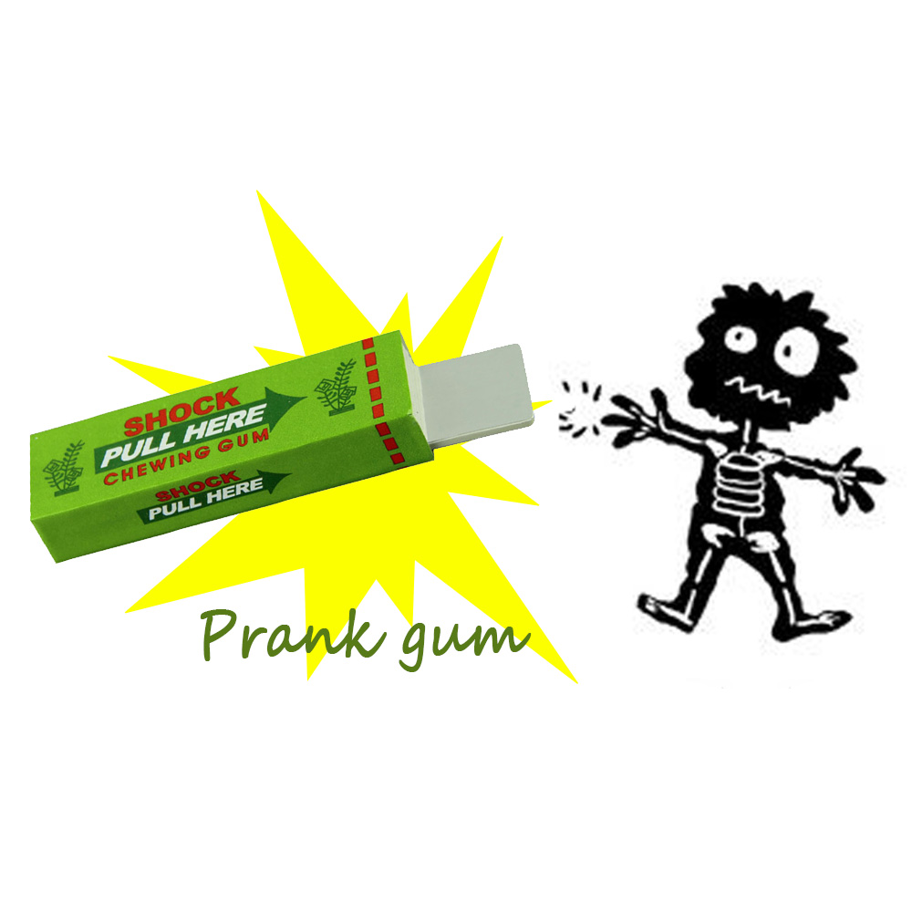 Electric Shock Joke Chewing Gu - Shock Pen Prank Toy 评论和价格