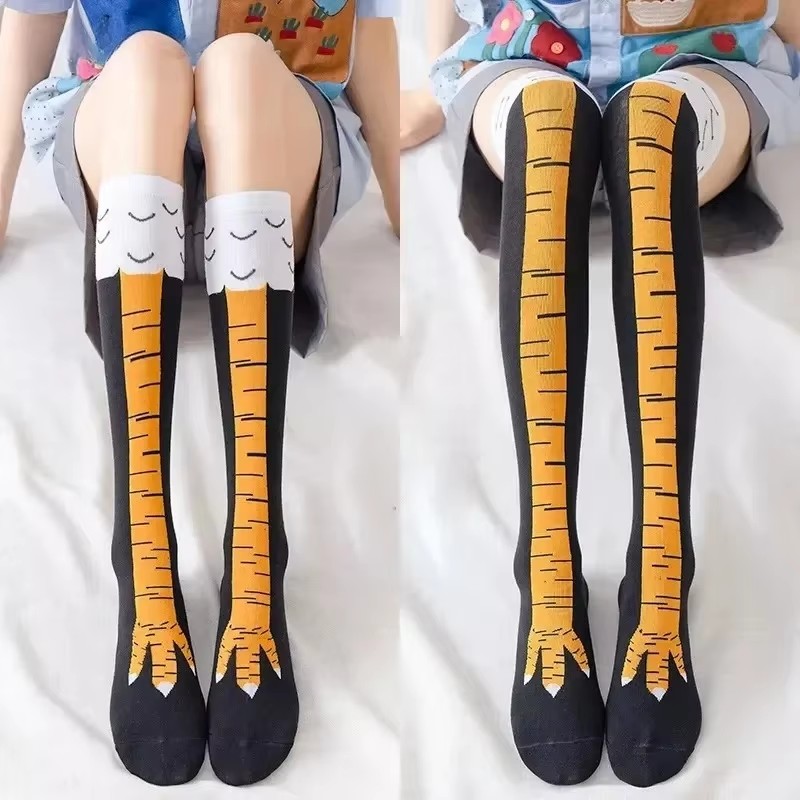 Funny Chicken Paw Stocking Ove - Funny Chicken Leg Socks 评论和价格