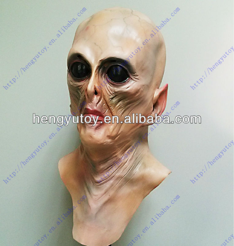 Deluxe Alien Mask Realistic La - Latex Alien Mask Realistic 评论和价格