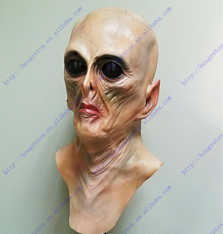 Deluxe Alien Mask Realistic La - Latex Alien Mask Realistic 评论和价格