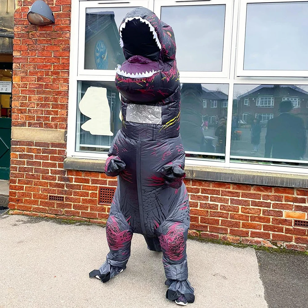 Tyrannosaurus Inflatable Dinos - Inflatable Dinosaur Costume Adult 评论和价格
