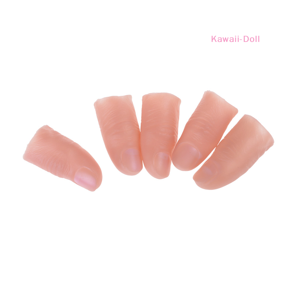 [DO]5Pcs/Set Fake Soft Thumb T - Thumb Tip Magic Trick Set 评论和价格