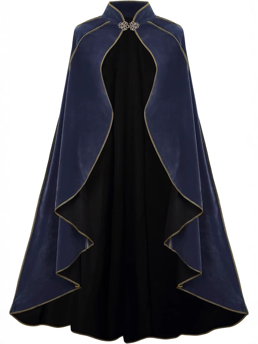 Gold Trimmed Medieval Plush Cl - Medieval Renaissance Dress Women 评论和价格