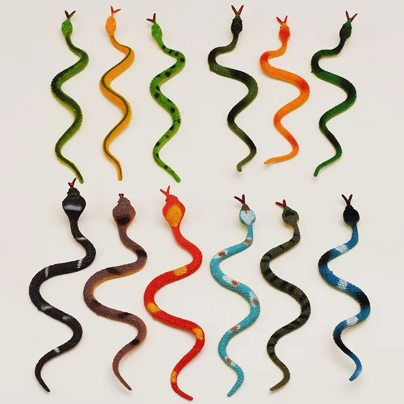 12Pcs High Simulation Toy Plas - Prank Toys 评论和价格