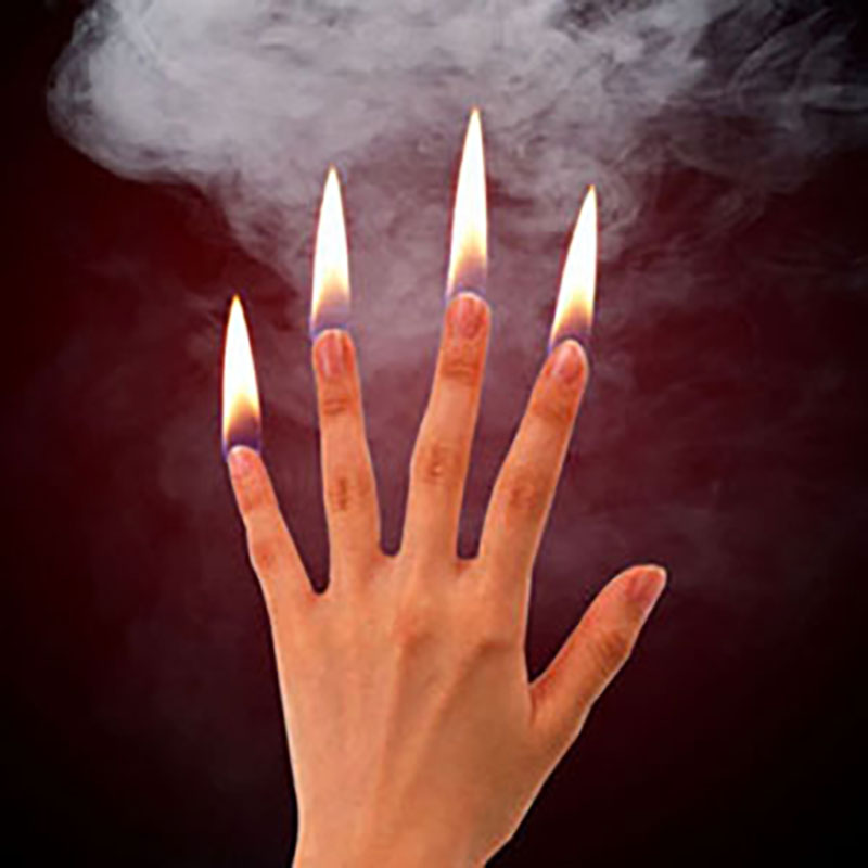 4Pcs/set Finger Fire Magic Tri - Thumb Tip Magic Trick Set 评论和价格
