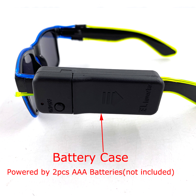 Wireless Cool LED Sunglasses f - Glow In The Dark Party Glasses 评论和价格