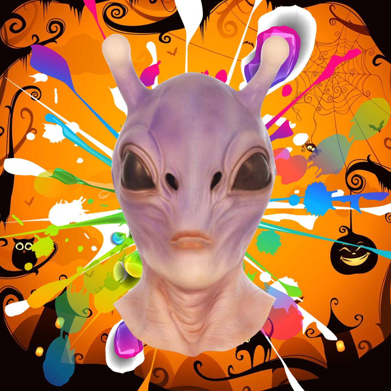 Full Head Realistic Halloween  - Latex Alien Mask Realistic 评论和价格